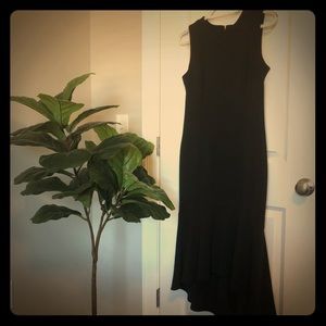 Hi low Black maxi dress